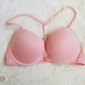 Marilyn Monroe racer back light pink bra